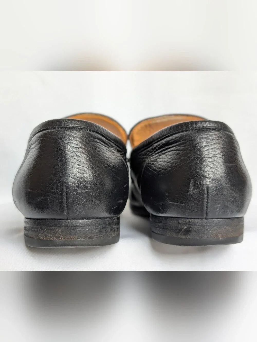 Gucci Men’s Black Leather Braided Loafers Slip On Shoes Made in Italy Size 10.5